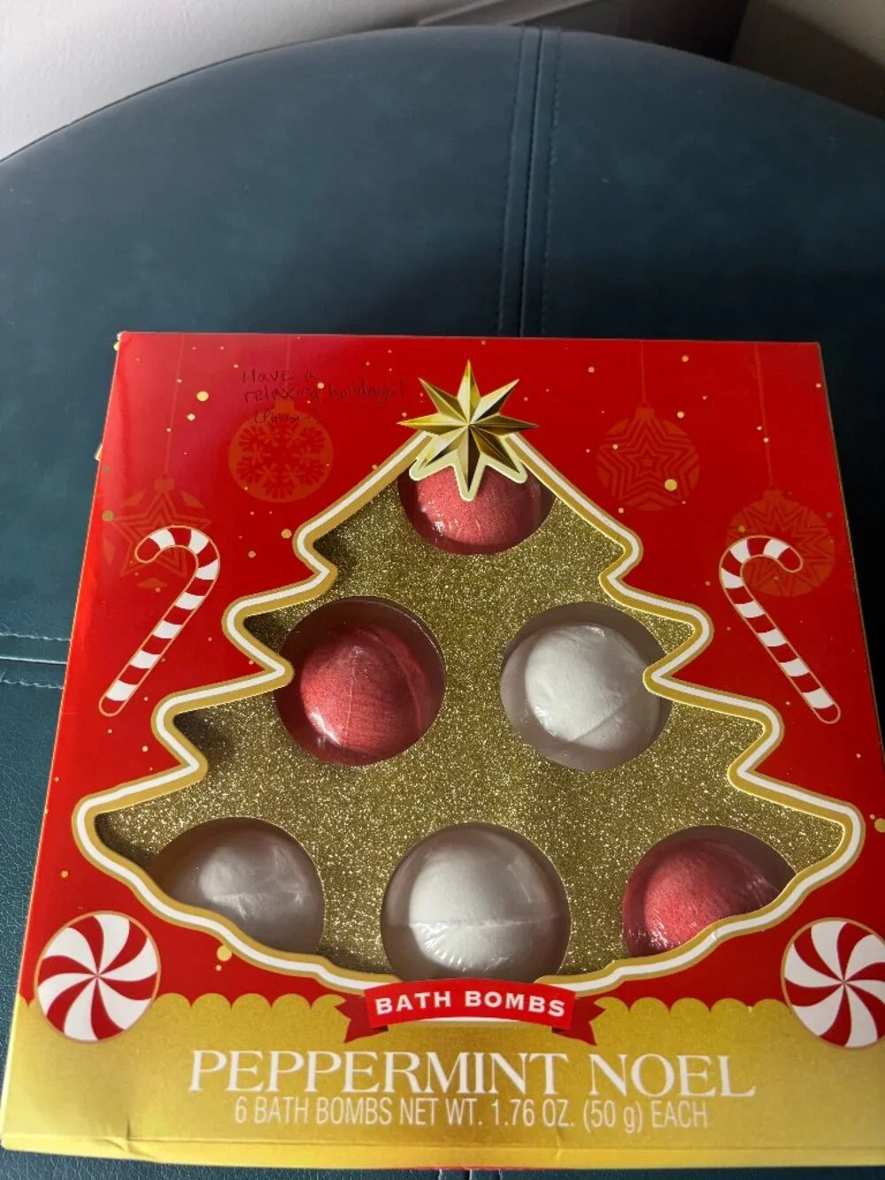 Peppermint Noel Holiday Bath Bomb Gift Set